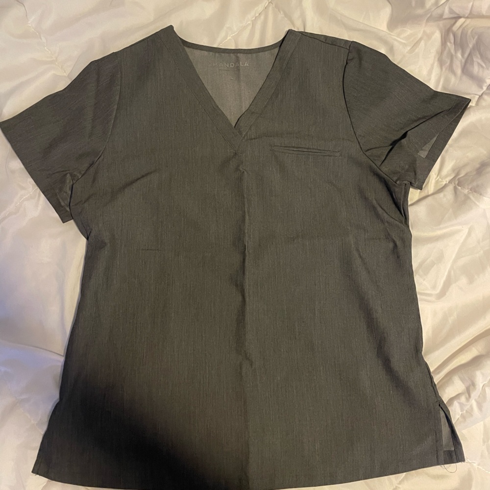 Mandala Scrubs One Pocket Top